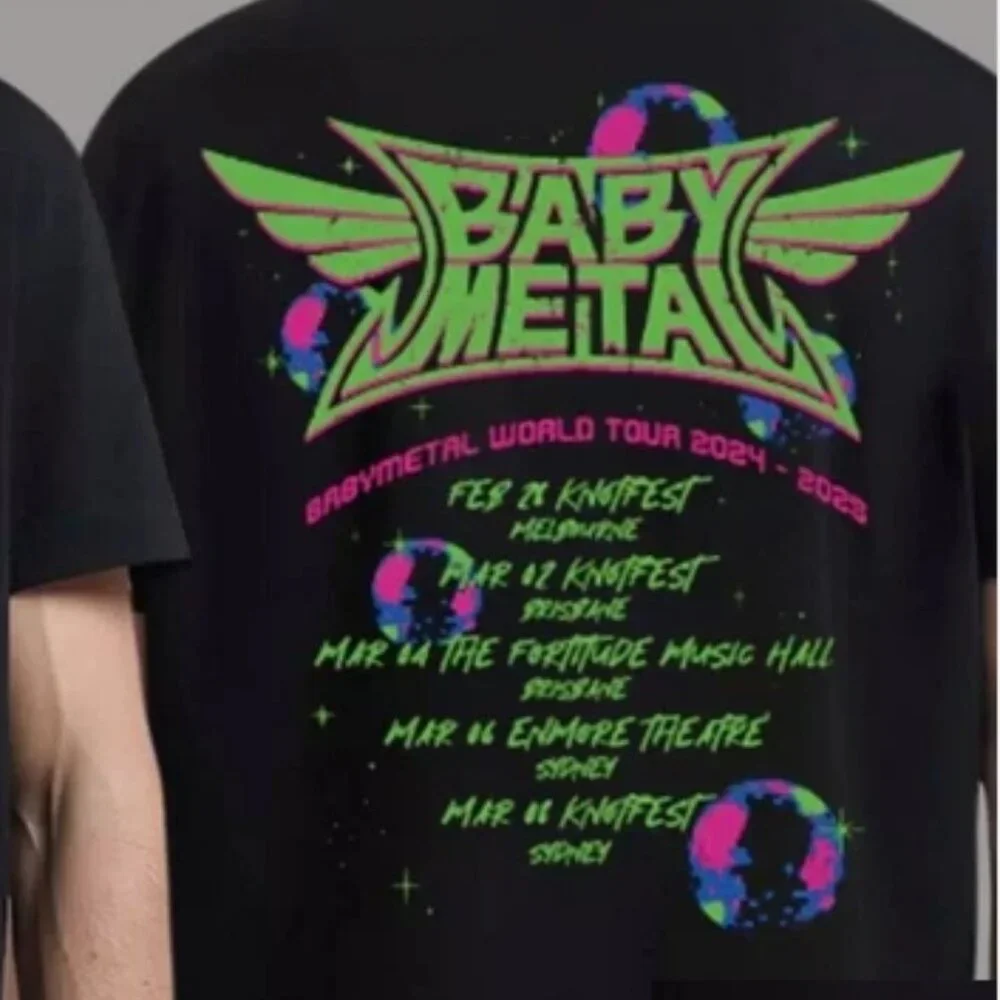 Babymetal World Tour 2024 Australia T-Shirt 159 - Picture 3 of 6